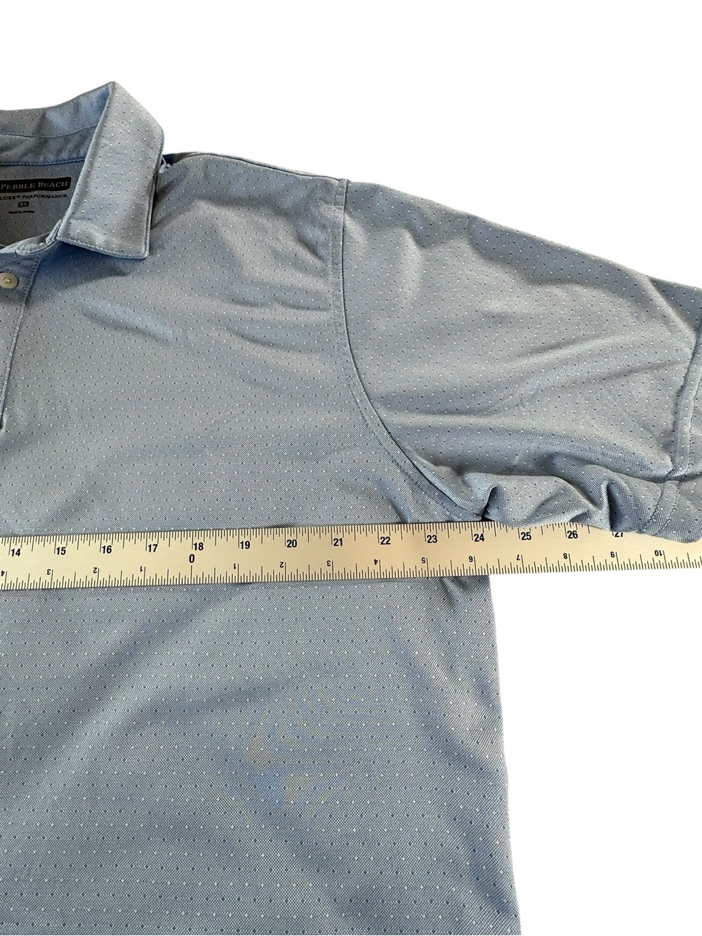 Pebble Beach Men’s Light Blue Polo Shirt XL - Picture 6 of 7